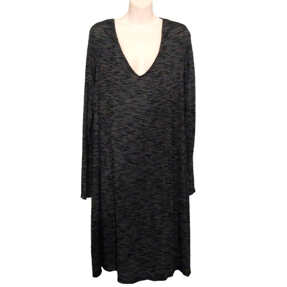 ✨Bogo FREE ✨Just Be Long Sleeve Cross Back Dress Sz 2X - Picture 1 of 5